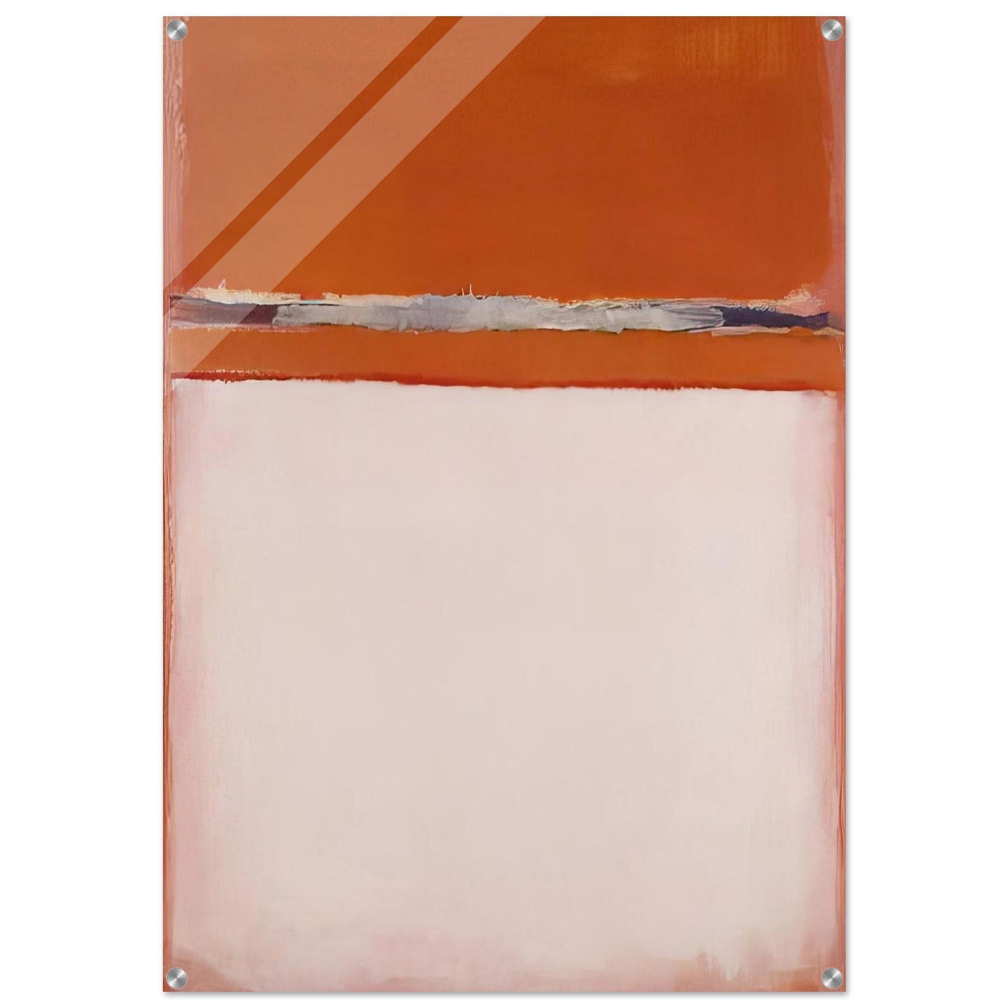 No.18 - 1951 - Mark Rothko Acrylic Print - 70x100 cm / 28x40″ inches | Mark Rothko Wall Art | Mark Rothko Prints