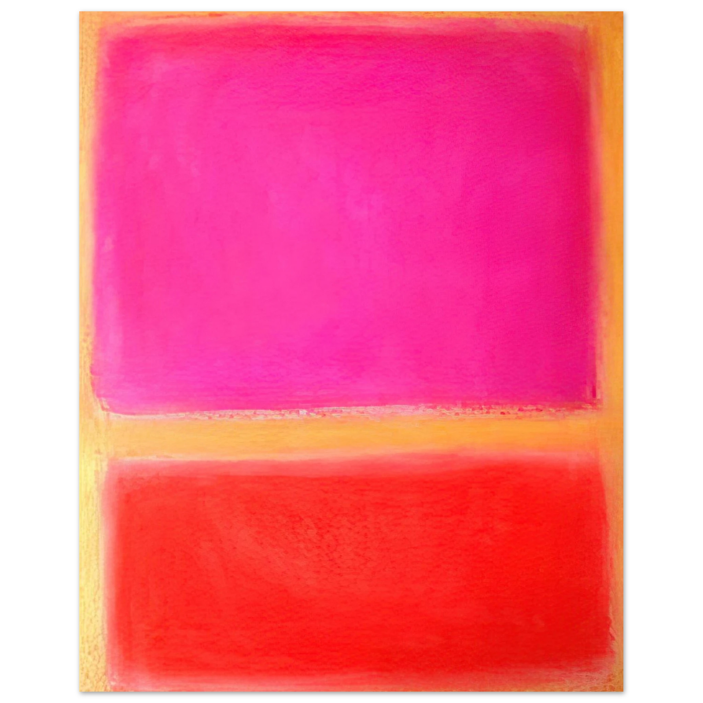 Helen Frankenthaler - Untitled - Color Field Painting Wall art - 21x29.7 cm / 8x12" - Premium Wooden Framed Poster With Fine Art Paper - Wood frame