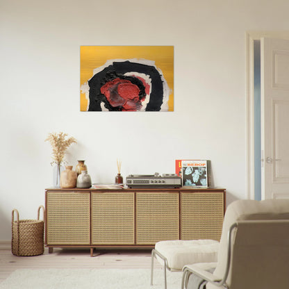 UNTITLED 1964 - Luis Feito Brushed Aluminum Print - 70x100 cm / 28x40 inches | Luis Feito Aluminum Print | Luis Feito Prints