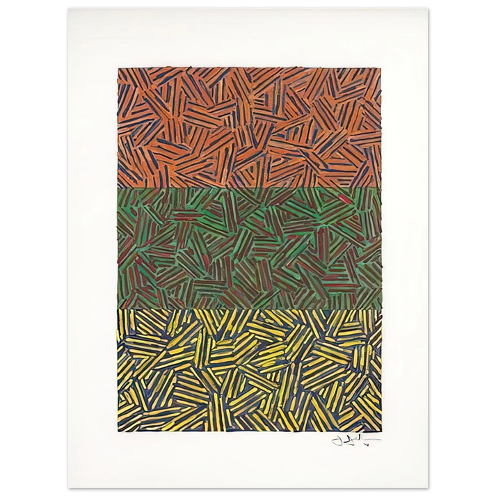 Jasper Johns - UNTITLED 1978  75x100 cm / 30x40inches Fine Art Poster