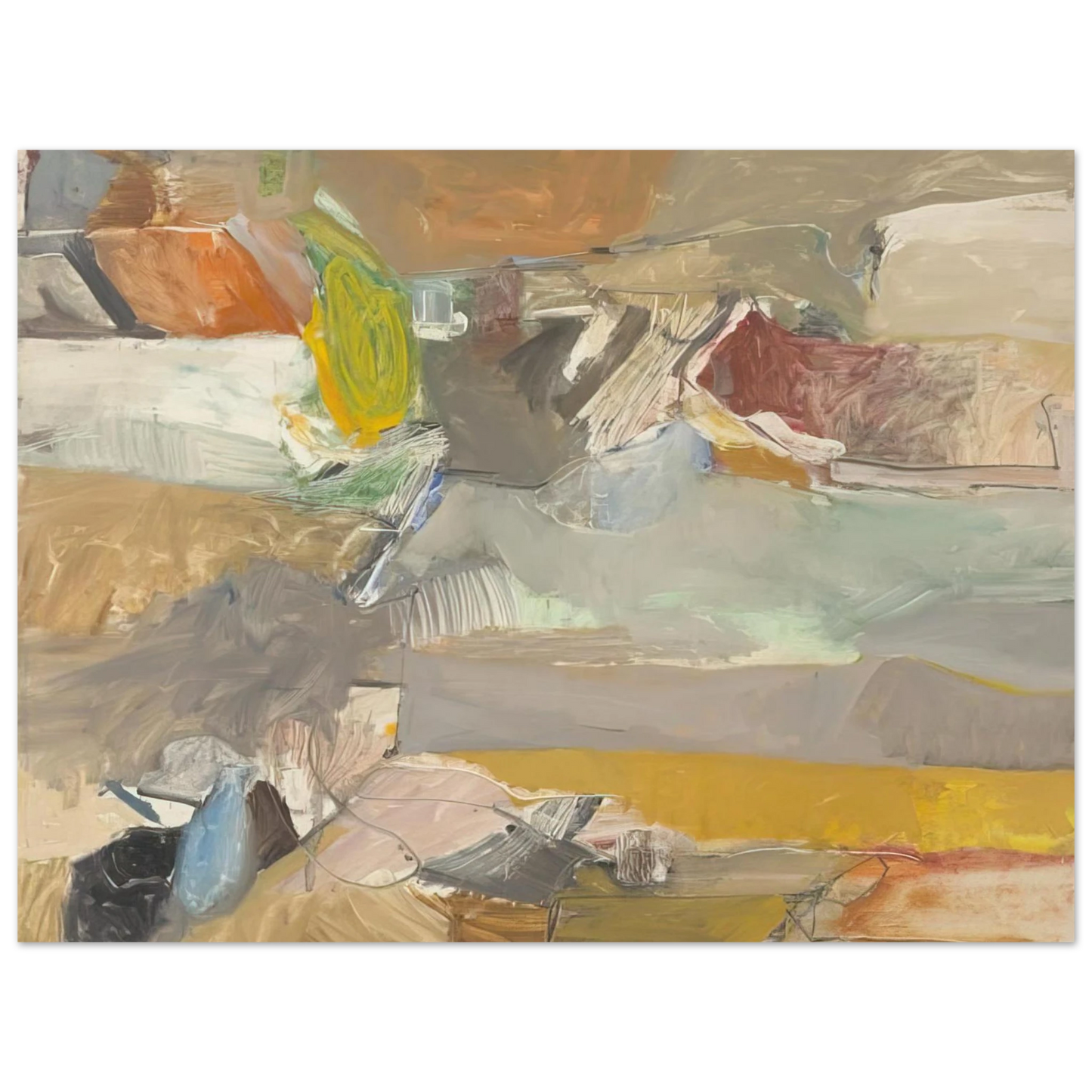 Richard Diebenkorn - Berkeley #46 Fine Art Poster - Default Title