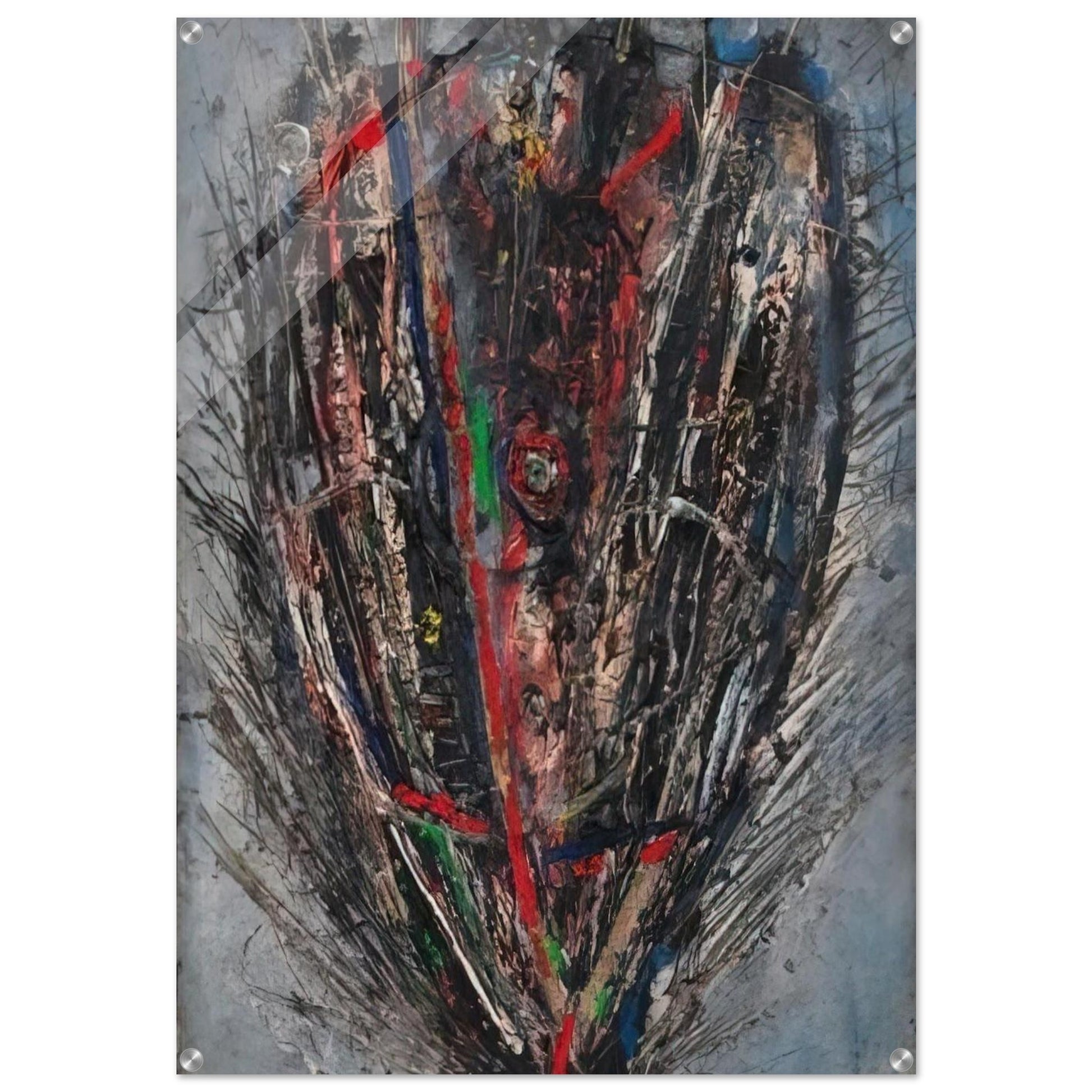 La flamme - 1947 - Wols Acrylic Print - 70x100 cm / 28x40″ inches | Wols Wall Art | Wols Prints