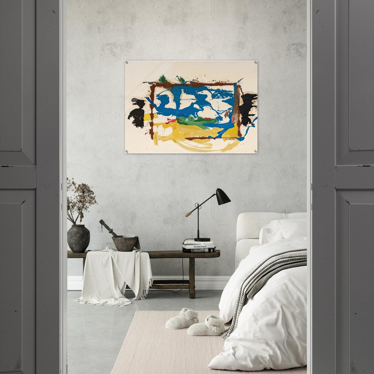 Swan Lake I, 1961- - Helen Frankenthaler Acrylic Print - 70x100 cm / 28x40″ inches | Helen Frankenthaler Wall Art | Helen Frankenthaler Prints