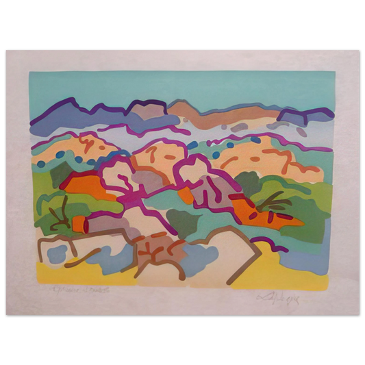 Charles Lapicque - Campagne grecque - 1964 Fine Art Poster - Default Title