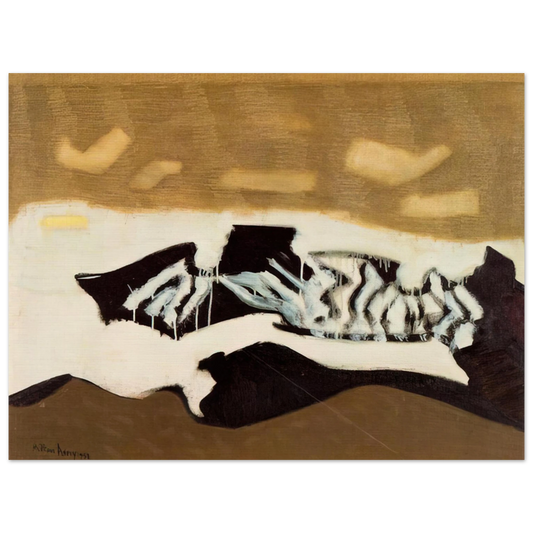 Milton Avery - Breaking Sea - 1952 Fine Art Poster - Default Title