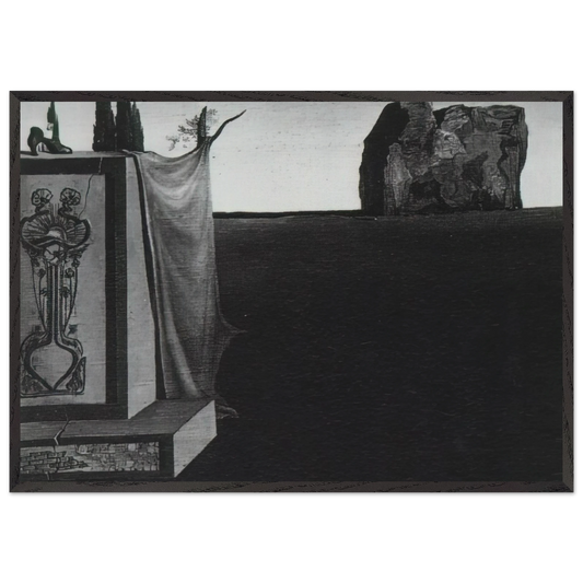 LANDSCAPE N9 - Salvador Dali Framed Art Print – Black Wooden Frame - Default Title - -Framed Art Print
