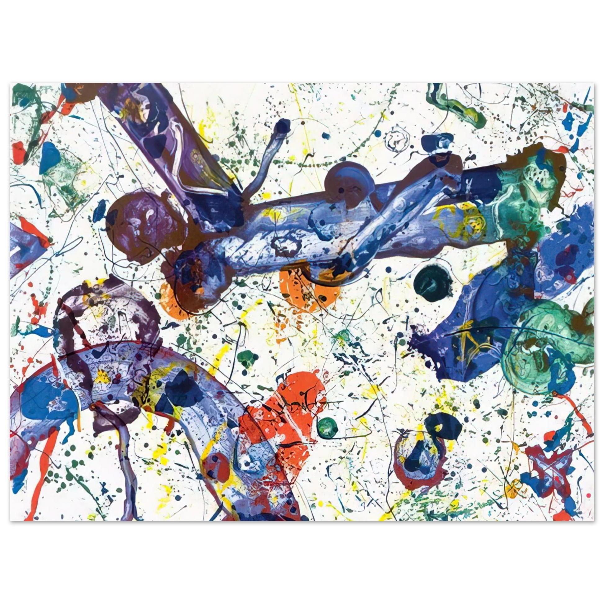 Sam Francis - King Corpse  SFS-288  Fine Art Poster - Default Title