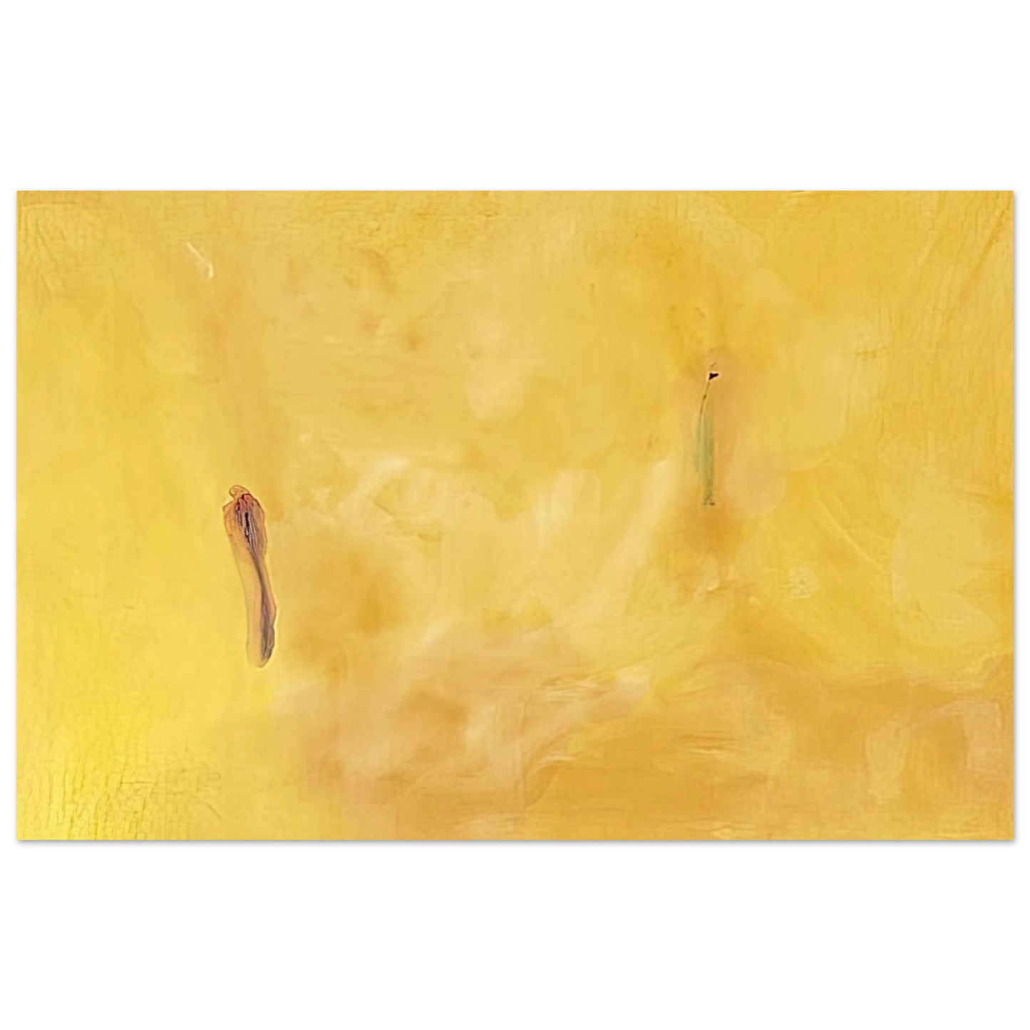 Helen Frankenthaler - Earliness - 1975 Wall art - 27x35 cm / 11x14 inches - Premium Wooden Framed Poster With Fine Art Paper - White frame