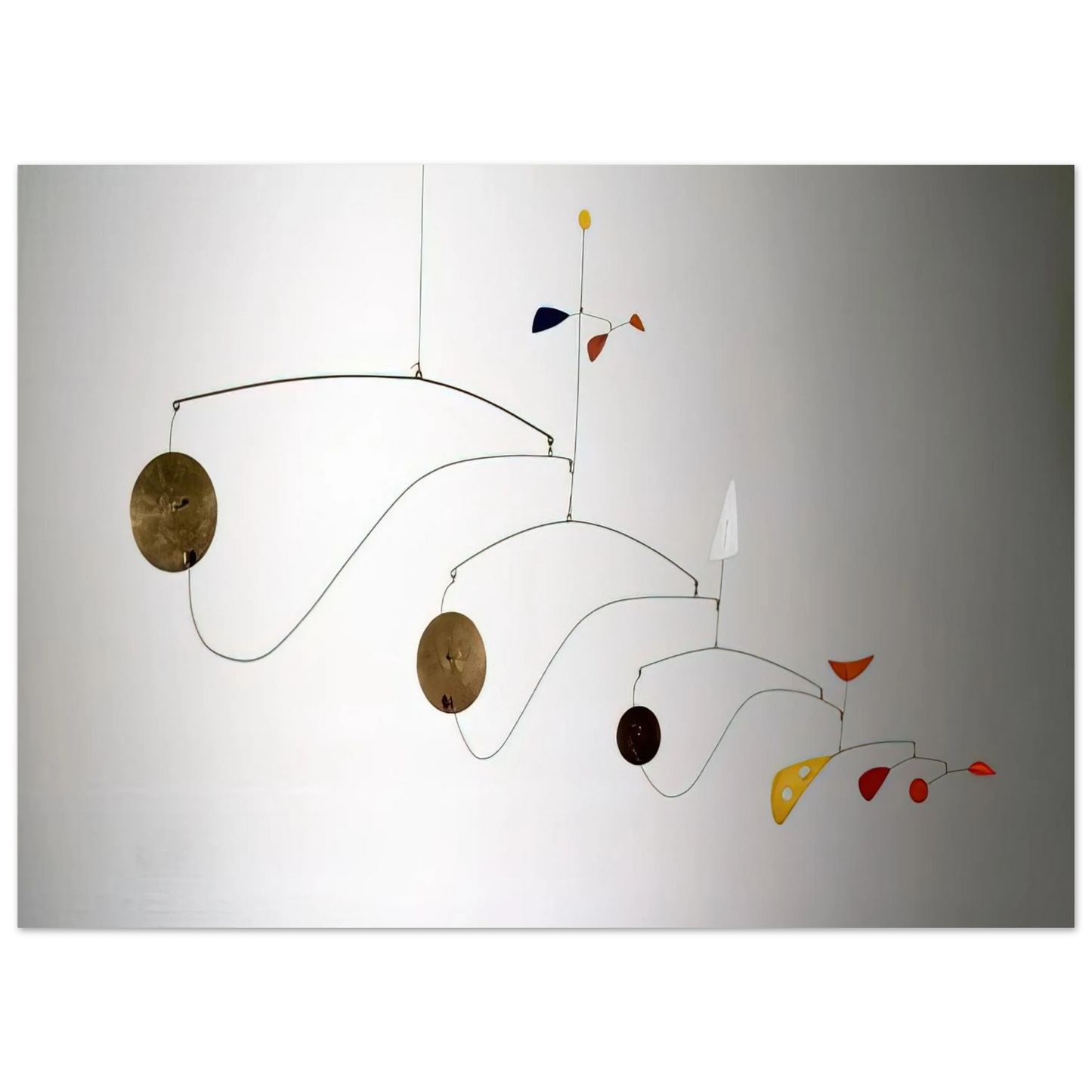 Alexander Calder - TRIPLE GONG 1948 Fine Art Poster - 75x100 cm / 30x40 inches