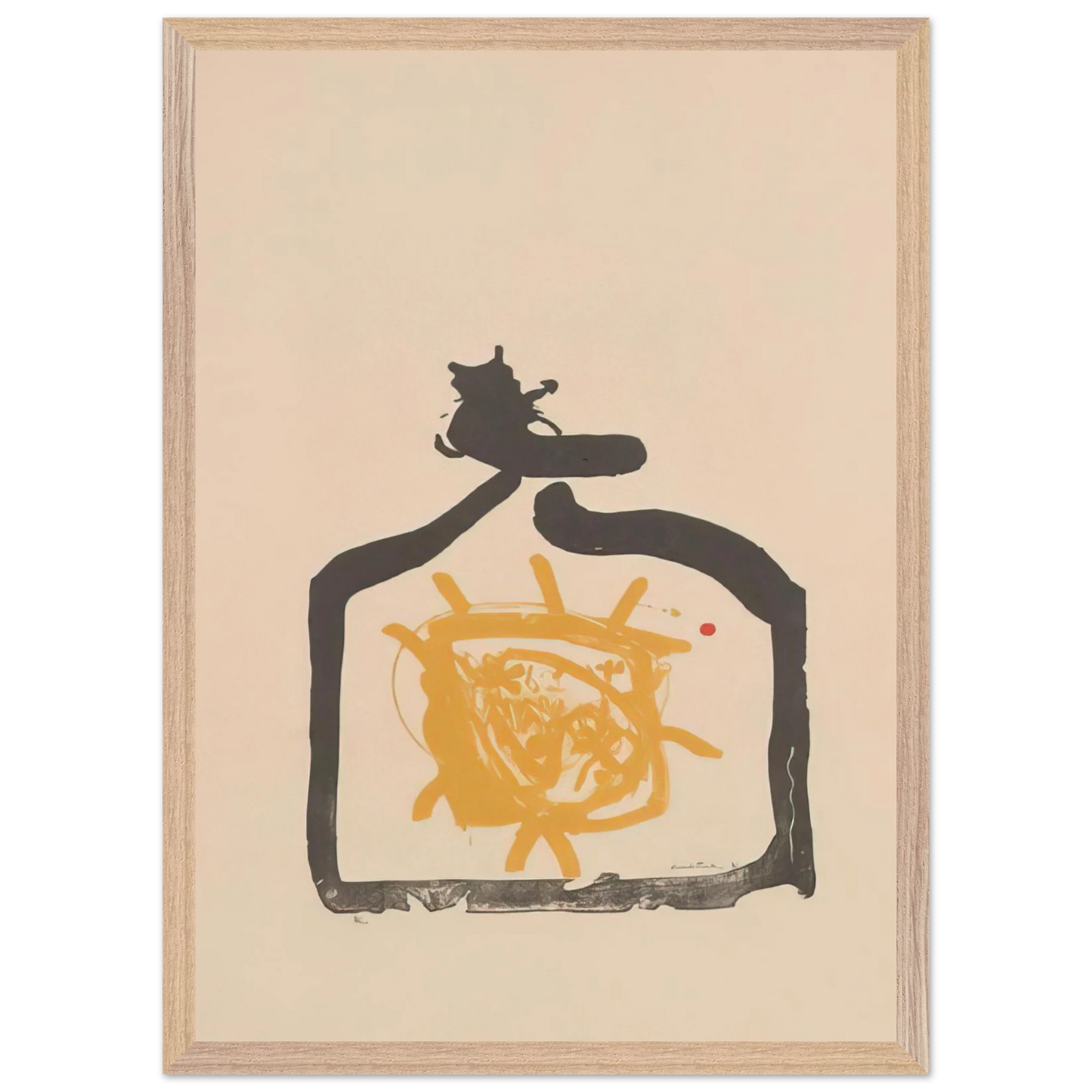Helen Frankenthaler - May 26th Backwards - 1961 Wall art - A3 (29.7 x 42  cm) - Premium Wooden Framed Poster With Fine Art Paper - Wood frame
