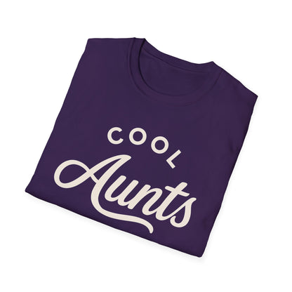 Cool Aunts Club Maglietta, Maglietta Regalo Idee Zia Divertente, Graphic Tee Zia Migliore di Sempre, Carina Maglietta Matching Famiglia Sassy Zia