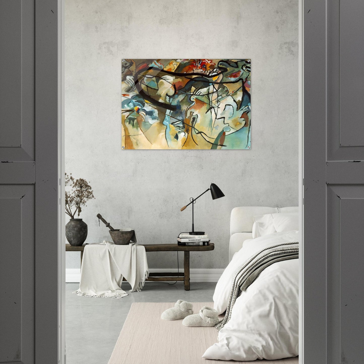 COMPOSITION V 1911 - Wassily Kandinsky Acrylic Print - 70x100 cm / 28x40″ inches | Wassily Kandinsky Wall Art | Wassily Kandinsky Prints