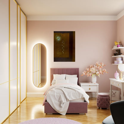 Brown Wall - 1971 - Hiroyuki Tajima Brushed Aluminum Print - 70x100 cm / 28x40 inches | Hiroyuki Tajima Aluminum Print | Hiroyuki Tajima Prints