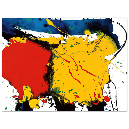 Sam Francis - Untitled  SFP94-109  SFF 1757  Fine Art Poster - Default Title