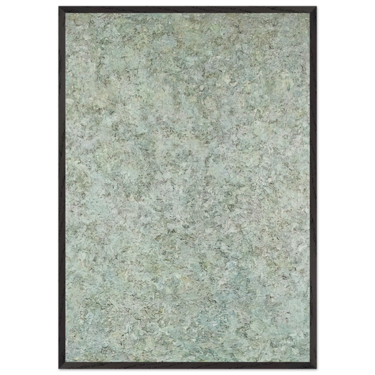 HAWKEYE II 1971 - Milton Resnick Framed Art Print – Black Wooden Frame - Default Title - -Framed Art Print