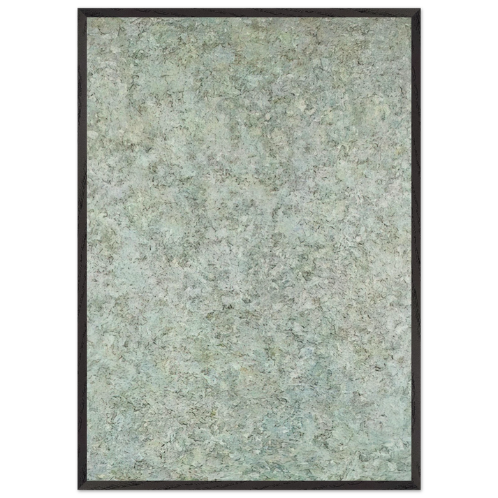 HAWKEYE II 1971 - Milton Resnick 70x100 cm / 28x40 inches Framed Art Print – Black Wooden Frame