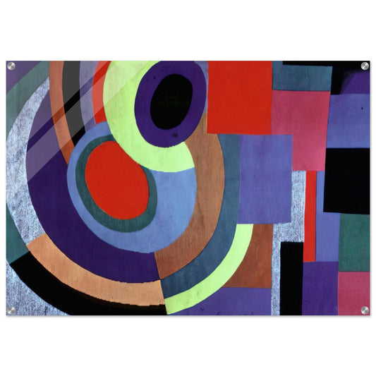 ICARUS - Sonia Delaunay Acrylic Print - 70x100 cm / 28x40″ inches | Sonia Delaunay Wall Art | Sonia Delaunay Prints