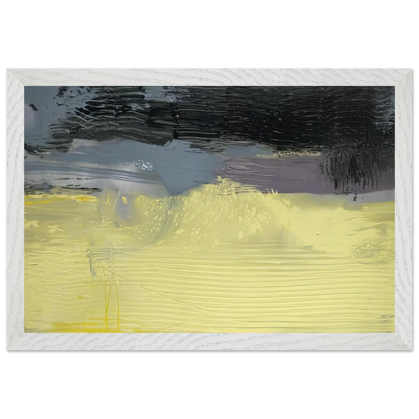 Helen Frankenthaler - Sandstorm, 1992- Wall Art - 21x29.7 cm / 8x12" - Premium Wooden Framed Poster With Fine Art Paper - White frame