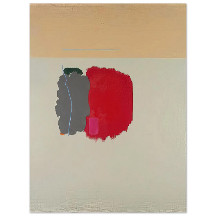 John Ferren - Red Spot - 1954  75x100 cm / 30x40inches Fine Art Poster