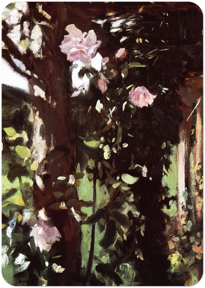 A Rose Trellis Roses at Oxfordshire By John Singer Sargent Pack of 10 Post Cards | John Singer Sargent Post Cards | A6 (10.5 x 14.8 cm) - 4.1 x 5.8 inches