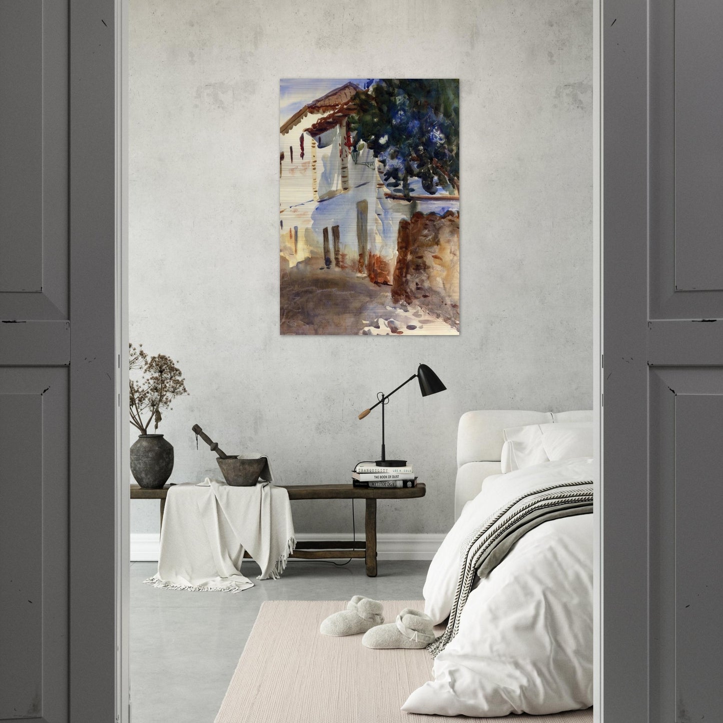 The White House - John Singer Sargent Brushed Aluminum Print - 70x100 cm / 28x40 inches | John Singer Sargent Aluminum Print | John Singer Sargent Prints
