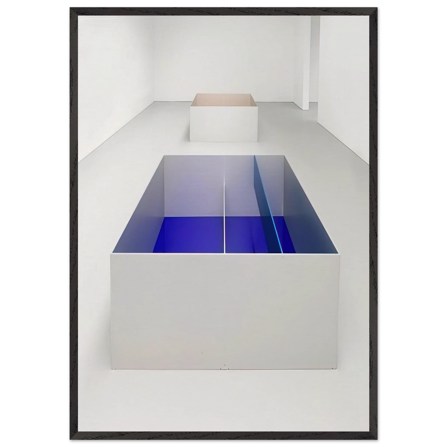 Untitled 89-6 Menziken - 1989 - Donald Judd Framed Art Print – Black Wooden Frame - Default Title - -Framed Art Print