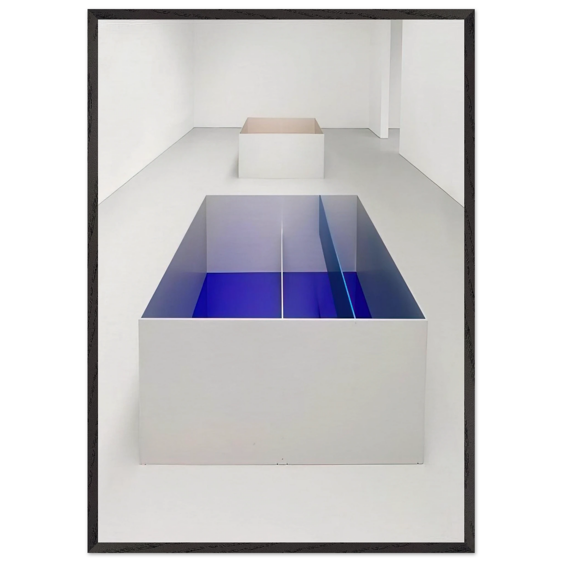 Untitled 89-6 Menziken - 1989 - Donald Judd Framed Art Print – Black Wooden Frame - Default Title - -Framed Art Print