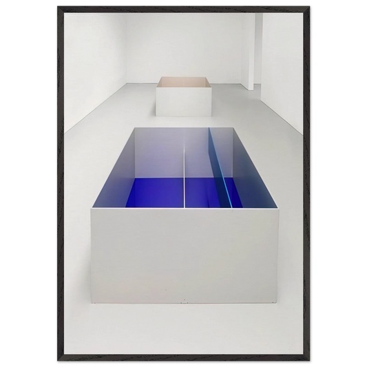 Untitled 89-6 Menziken - 1989 - Donald Judd 70x100 cm / 28x40 inches Framed Art Print – Black Wooden Frame