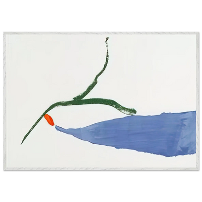 Helen Frankenthaler - A Little Zen - 1970 Wall art - 60x80 cm / 24x32 Inches - Premium Wooden Framed Poster With Fine Art Paper - Black frame