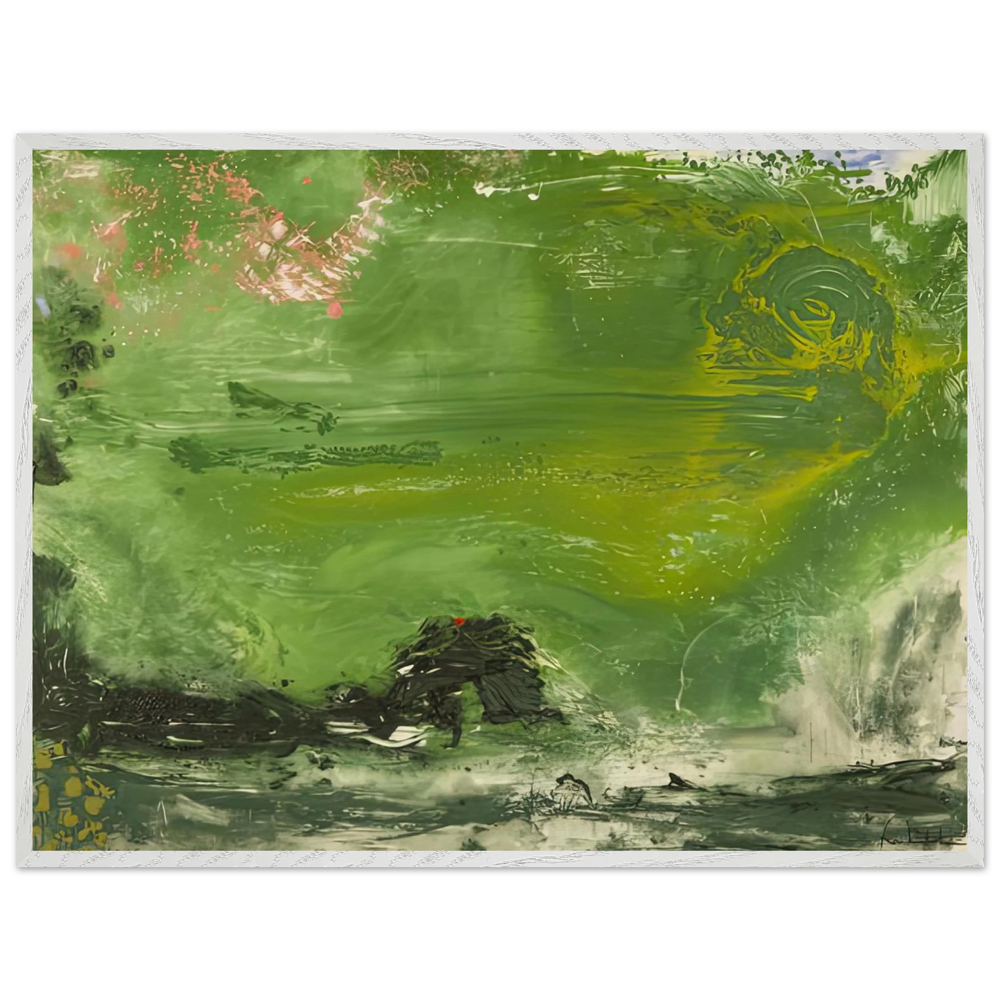 Helen Frankenthaler - Overture, 1992- Wall Art - 30x40 cm / 12x16 inches - Fine Art Poster - -