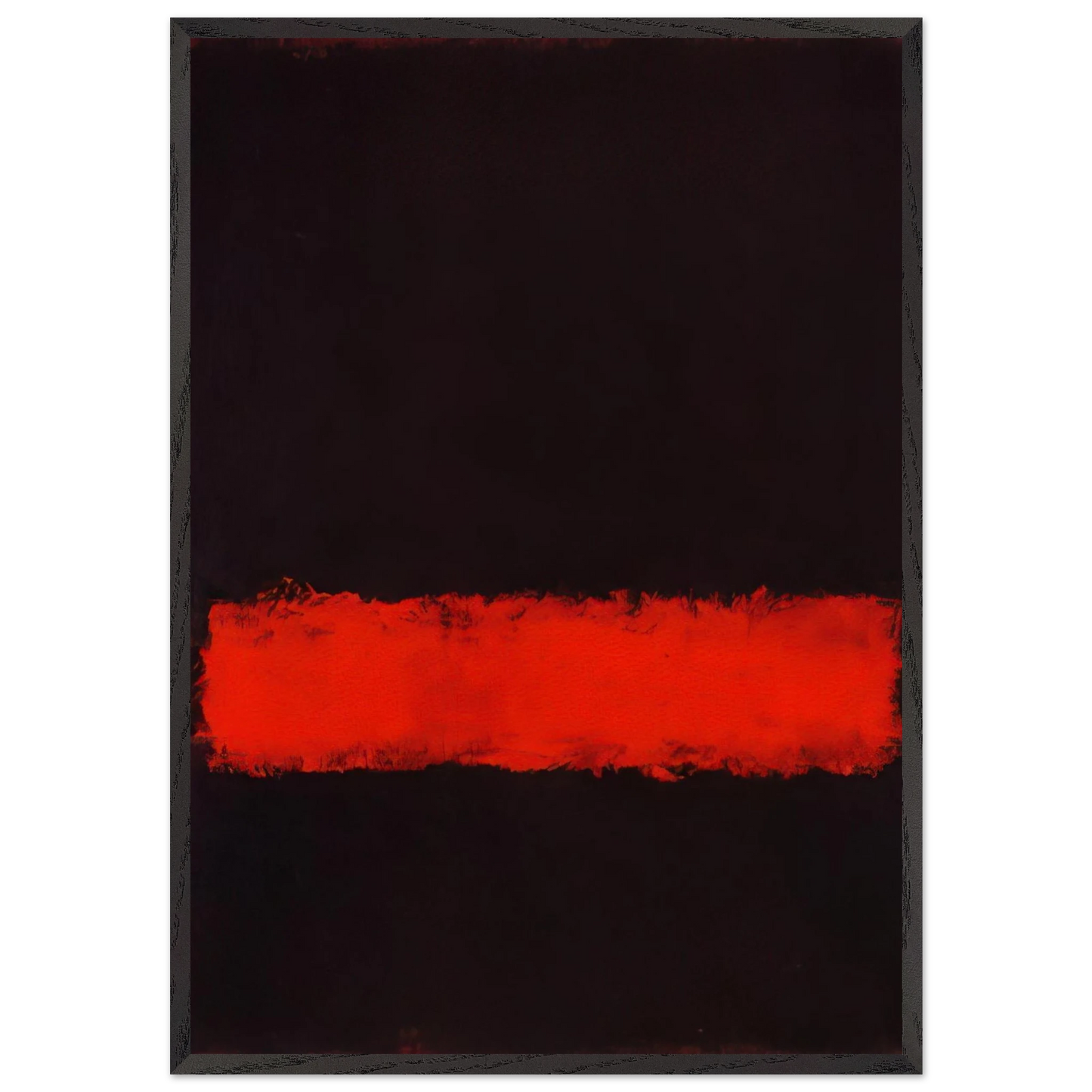 Black Red and Black - 1968 - Mark Rothko Framed Art Print – Black Wooden Frame - Default Title - -Framed Art Print