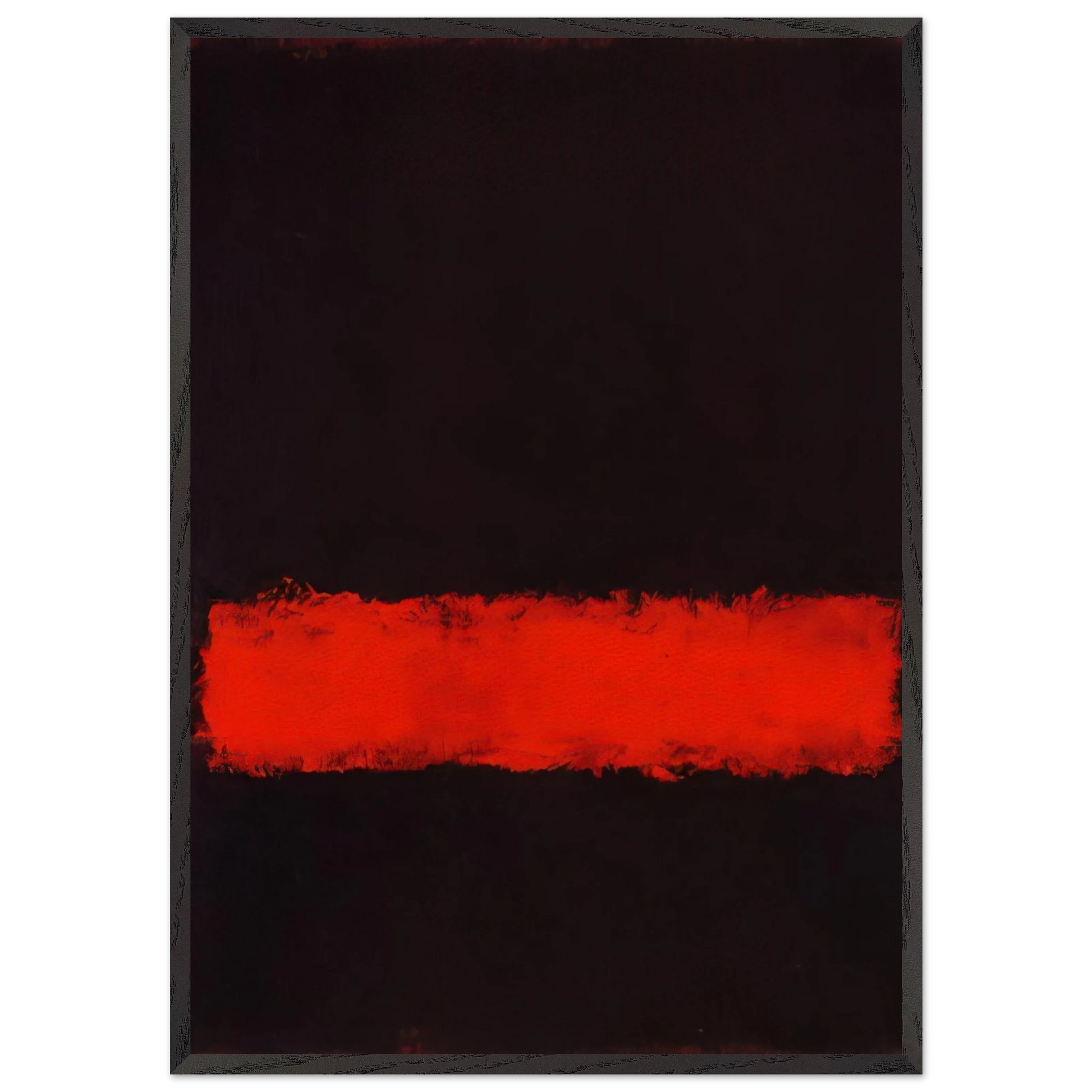 Black Red and Black - 1968 - Mark Rothko Framed Art Print – Black Wooden Frame - Default Title - -Framed Art Print