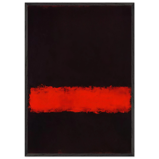 Black Red and Black - 1968 - Mark Rothko Framed Art Print – Black Wooden Frame - Default Title - -Framed Art Print
