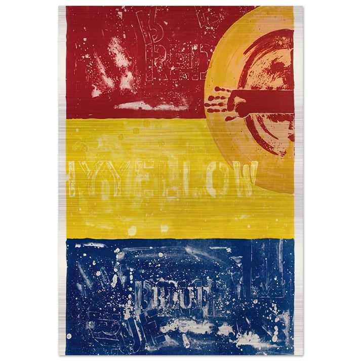 PERISCOPE I ULAE 200 - Jasper Johns Brushed Aluminum Print - 70x100 cm / 28x40 inches | Jasper Johns Aluminum Print | Jasper Johns Prints