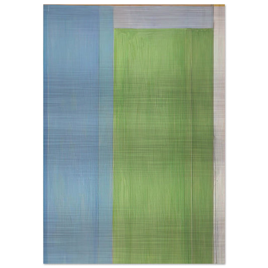 Ocean Park #45 - Richard Diebenkorn Brushed Aluminum Print - 70x100 cm / 28x40 inches | Richard Diebenkorn Aluminum Print | Richard Diebenkorn Prints