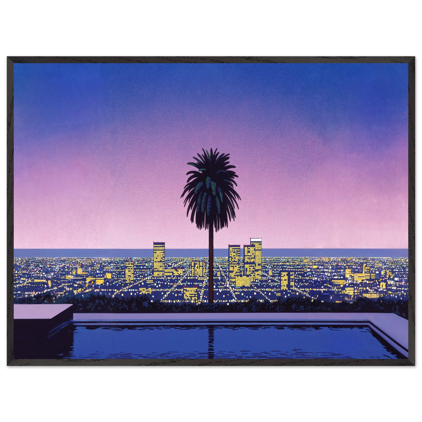 Hiroshi Nagai - Pacific Breeze 2 Wall Art - 30x40 cm / 12x16 inches - Fine Art Poster - -