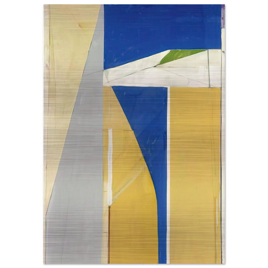 Ocean Park #32 - Richard Diebenkorn Brushed Aluminum Print - 70x100 cm / 28x40 inches | Richard Diebenkorn Aluminum Print | Richard Diebenkorn Prints