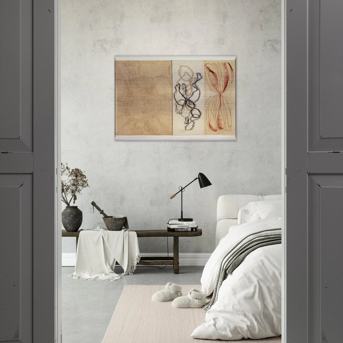 A STRETCH OF TIME 2007 - Louise Bourgeois Brushed Aluminum Print - 70x100 cm / 28x40 inches | Louise Bourgeois Aluminum Print | Louise Bourgeois Prints