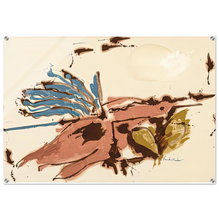 Pink Bird Figure I, 1961- - Helen Frankenthaler Acrylic Print - 70x100 cm / 28x40″ inches