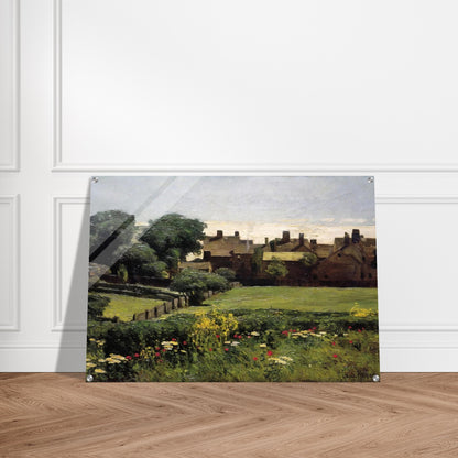 Village Scene - Childe Hassam Acrylic Print - 70x100 cm / 28x40″ inches