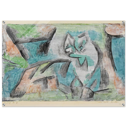 A KIND OF CAT 1937 - Paul Klee Acrylic Print - 70x100 cm / 28x40″ inches