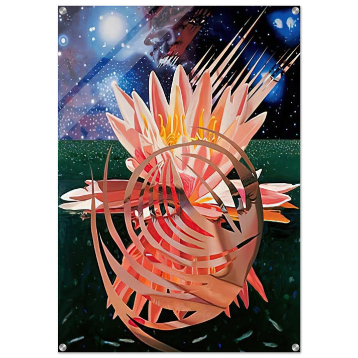 Welcome to the Water Planet - James Rosenquist Acrylic Print - 70x100 cm / 28x40″ inches