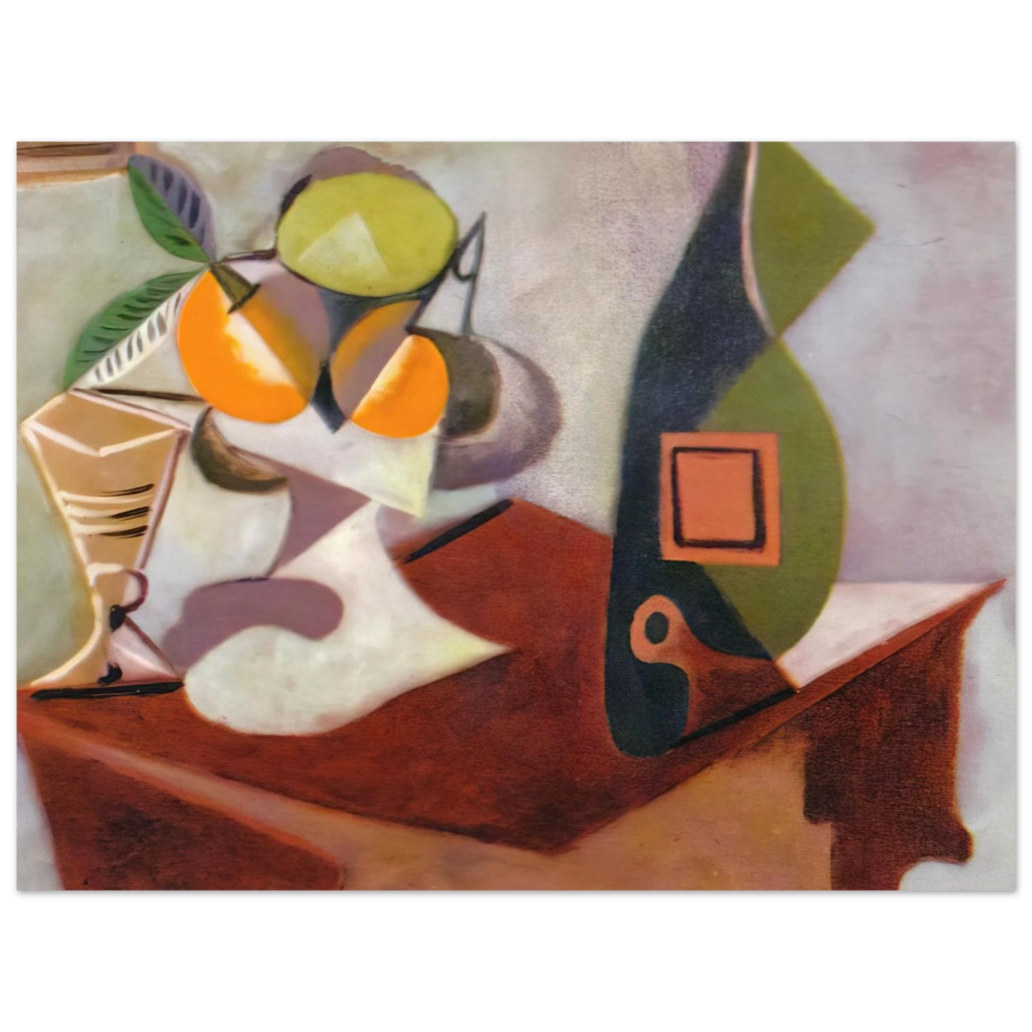 Pablo Picasso - Still life with lemon and oranges Fine Art Poster - Default Title