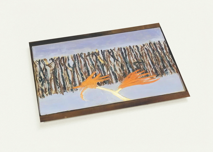 Burning Bush - 1953 By Forrest Bess Pack of 10 Post Cards | Forrest Bess Post Cards | A6 (10.5 x 14.8 cm) - 4.1 x 5.8 inches