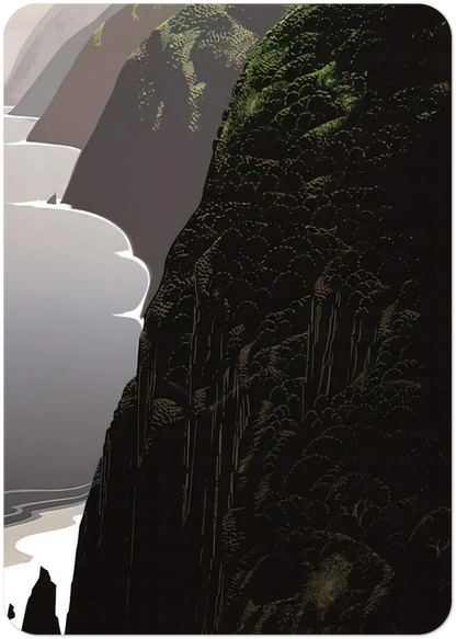 Big Sur Coastline By Eyvind Earle Pack of 10 Post Cards | Eyvind Earle Post Cards | A6 (10.5 x 14.8 cm) - 4.1 x 5.8 inches