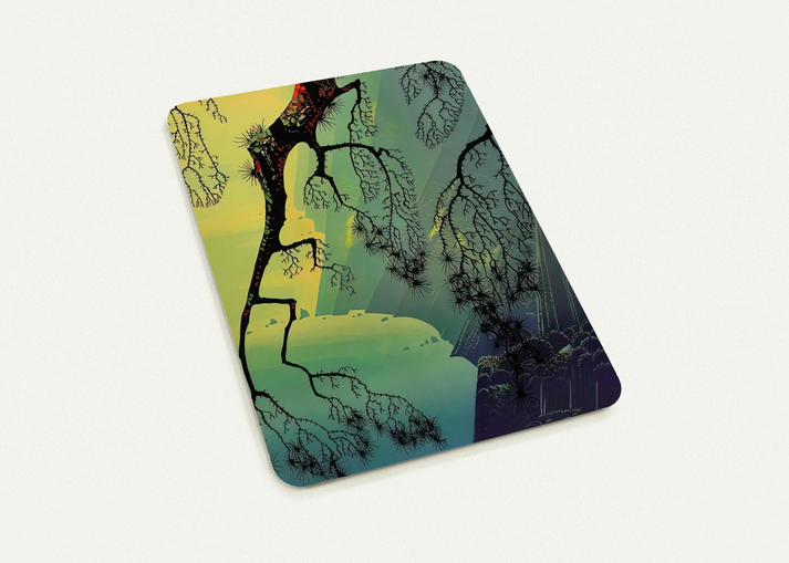 Fog Mist By Eyvind Earle Pack of 10 Post Cards | Eyvind Earle Post Cards | A6 (10.5 x 14.8 cm) - 4.1 x 5.8 inches