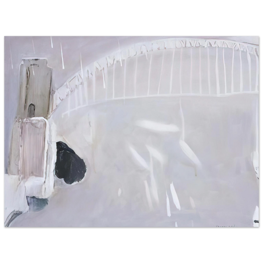 Brett Whiteley - Lavender Bay in the Rain - Neo-Expressionism Fine Art Poster - Default Title