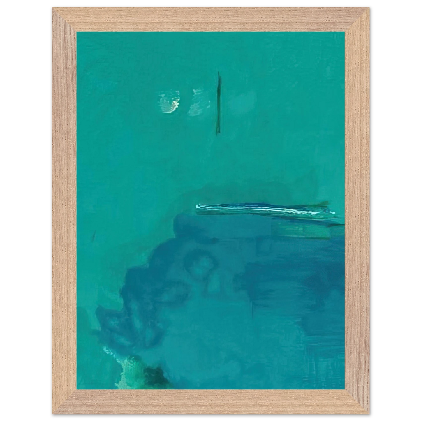 Helen Frankenthaler - Contentment Island - 2004 Wall art - 30x45 cm / 12x18 inches - Fine Art Poster - -