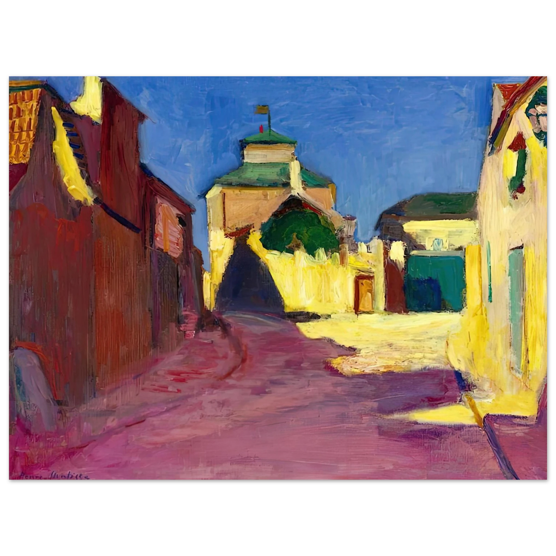 Henri Matisse - UNE RUE A ARCUEIL 1904 Fine Art Poster - Default Title