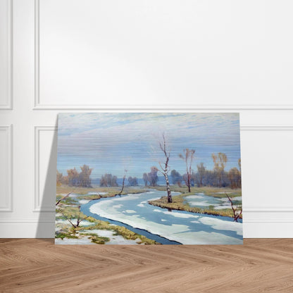 Early spring - Arkhyp Kuindzhi Brushed Aluminum Print - 70x100 cm / 28x40 inches | Arkhyp Kuindzhi Aluminum Print | Arkhyp Kuindzhi Prints